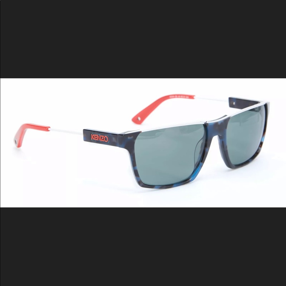 BNIP KENZO Paris Blue Tortoise Frame Glasses - Picture 11 of 16